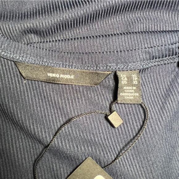 Vero Moda Richie Short Dress In Navy Blaze, M, NWT - Picture 8 of 9